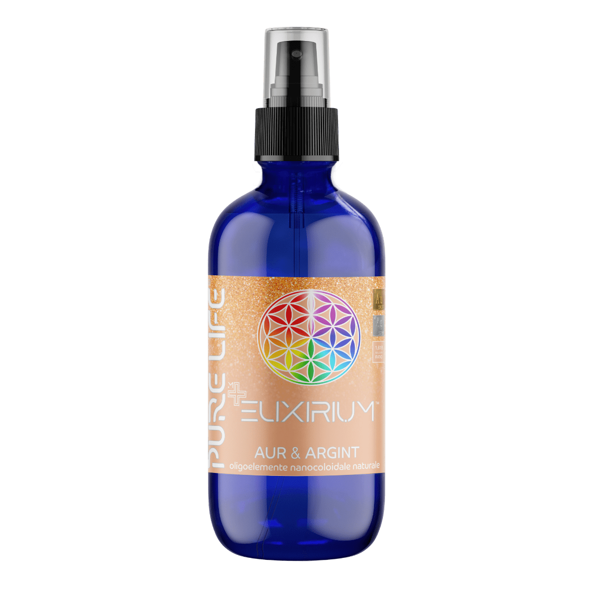 Elixirium™ (Au, Ag) 35ppm, 120ml, cu pulverizator