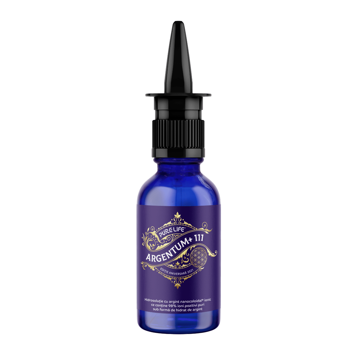 Argentum+®111 Editie aniversara 111ppm, 30ml, cu pulverizator nazal