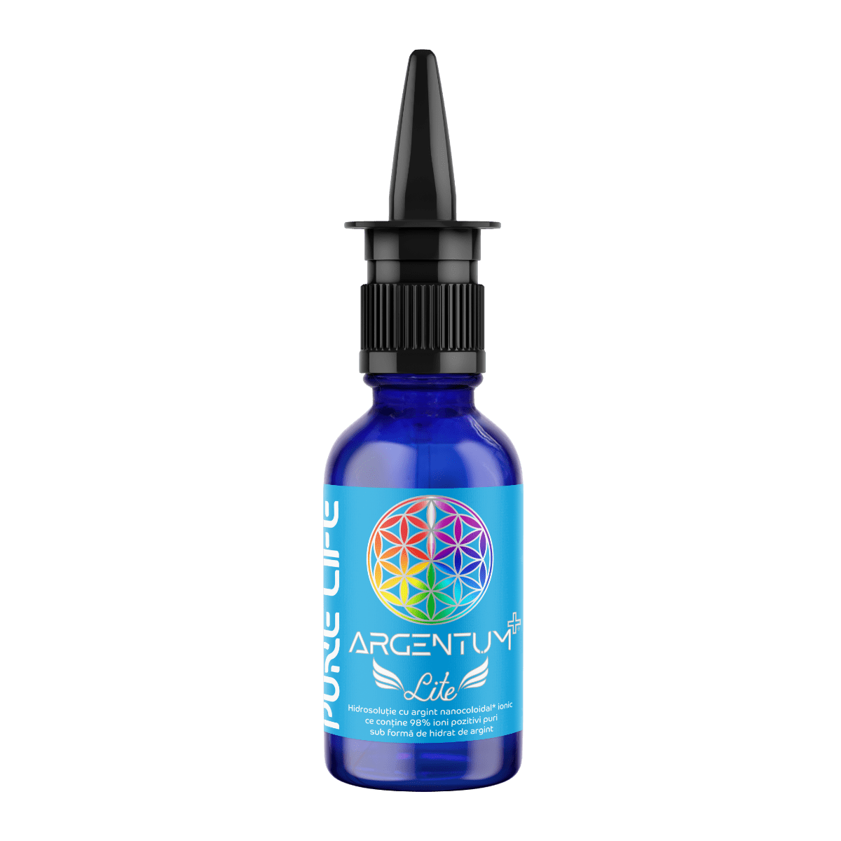 Argentum+® Lite 5ppm, 30ml, cu pulverizator nazal