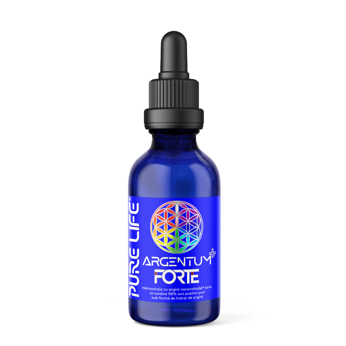 Argentum+® Forte 25ppm, 60ml, cu pipetă