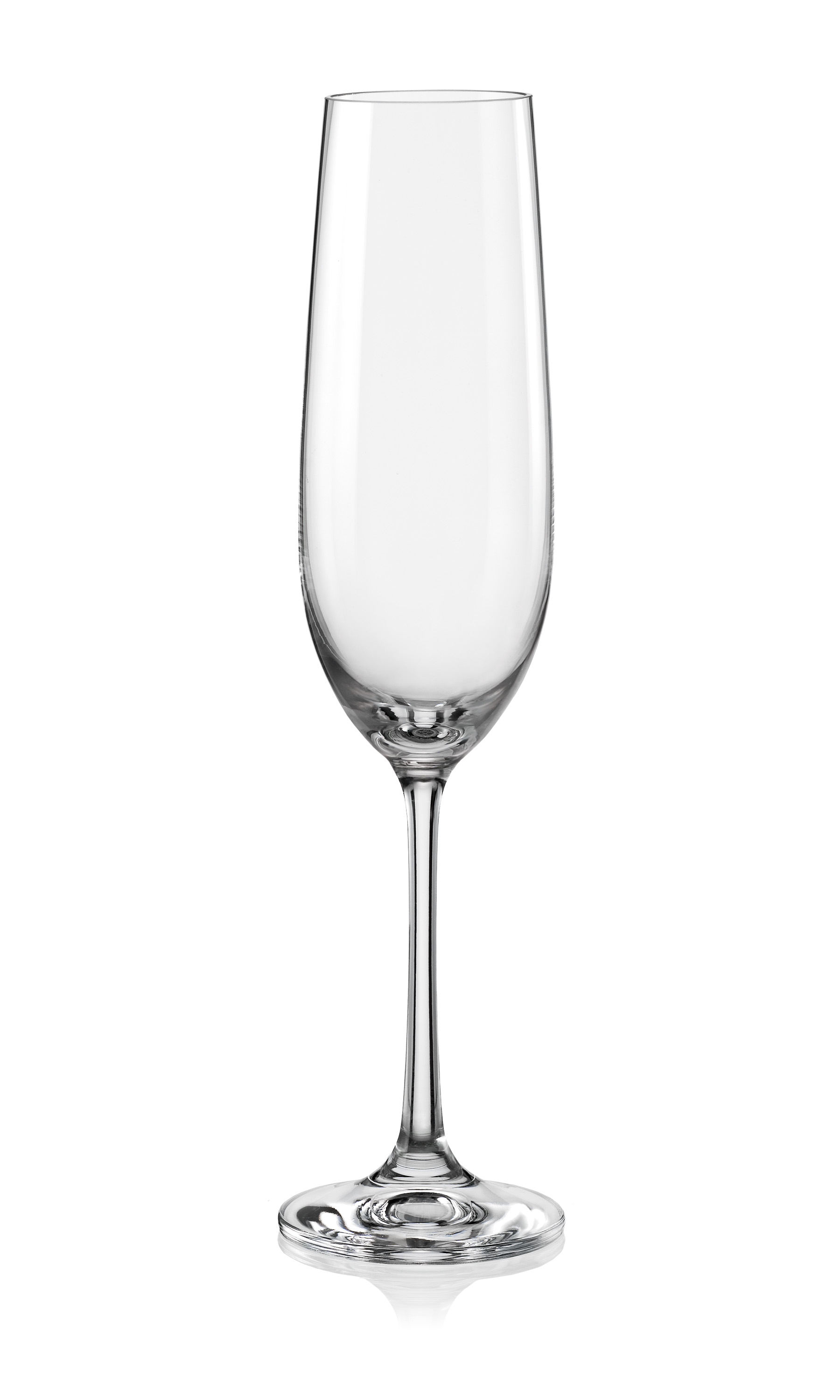VIOLA - Set 6 pahare sticla cristalina sampanie 190 ml