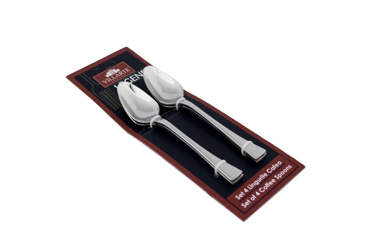 Legend set 4 lingurițe desert/cafea inox 18/0