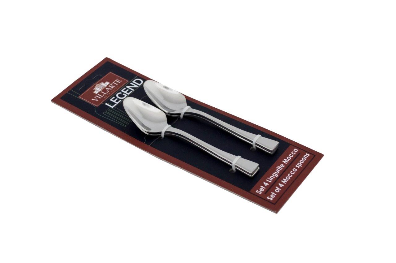 Legend set 4 lingurițe mocca/espresso inox 18/0