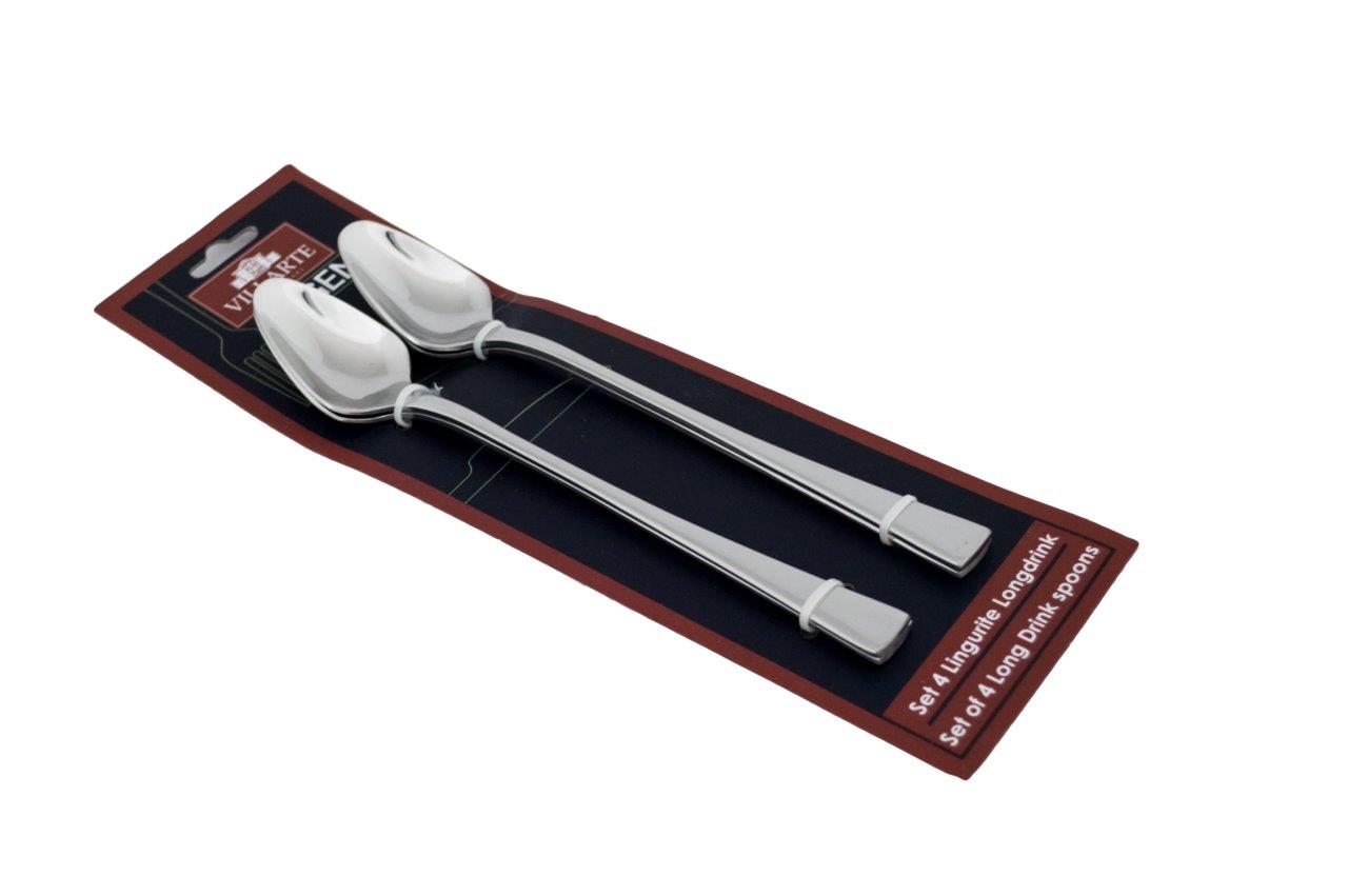 Legend set 4 lingurițe longdrink inox 18/0