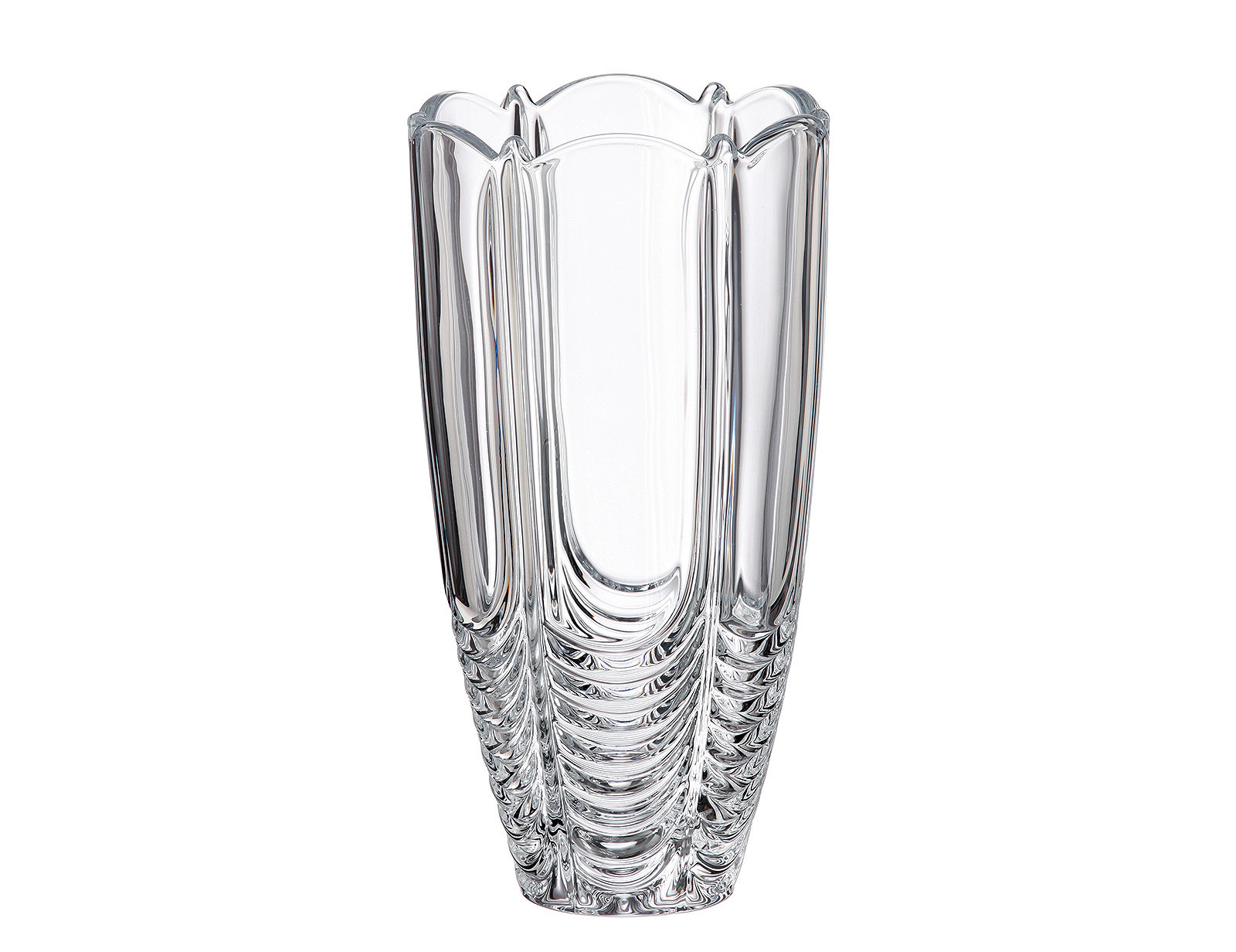 ORION – Vază dreaptă din sticlă cristalină Bohemia, 25 cm