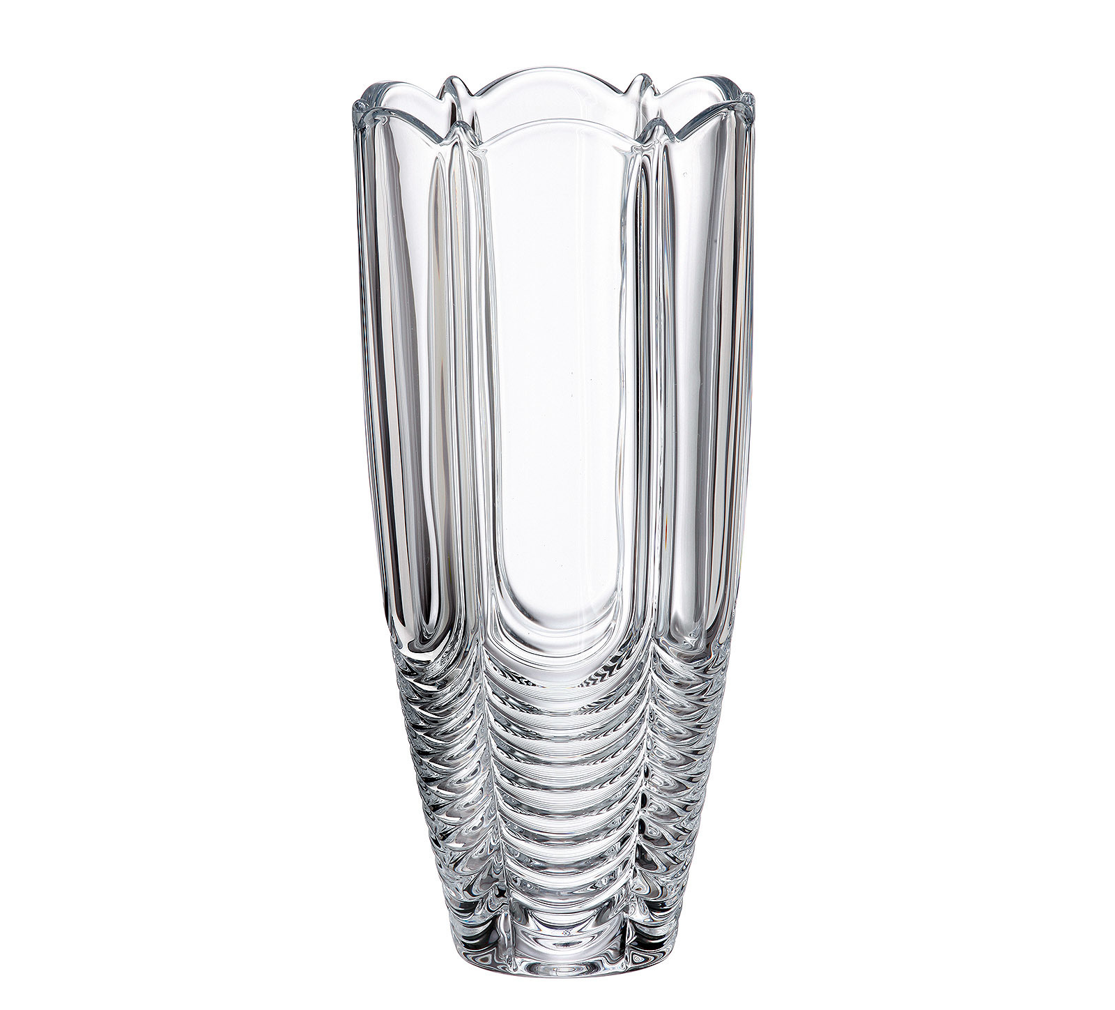 ORION – Vază dreaptă din sticlă cristalină Bohemia, 30 cm