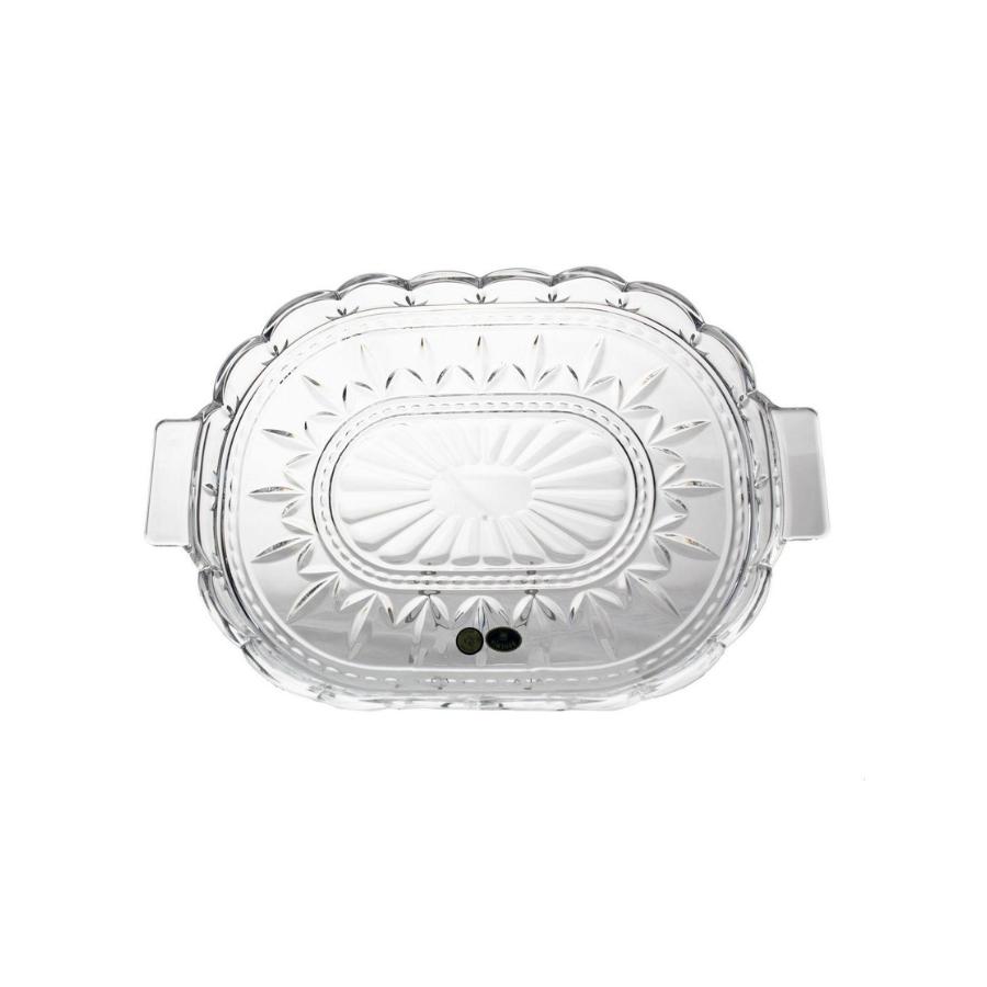 Platou din cristal oval, 36,5 cm
