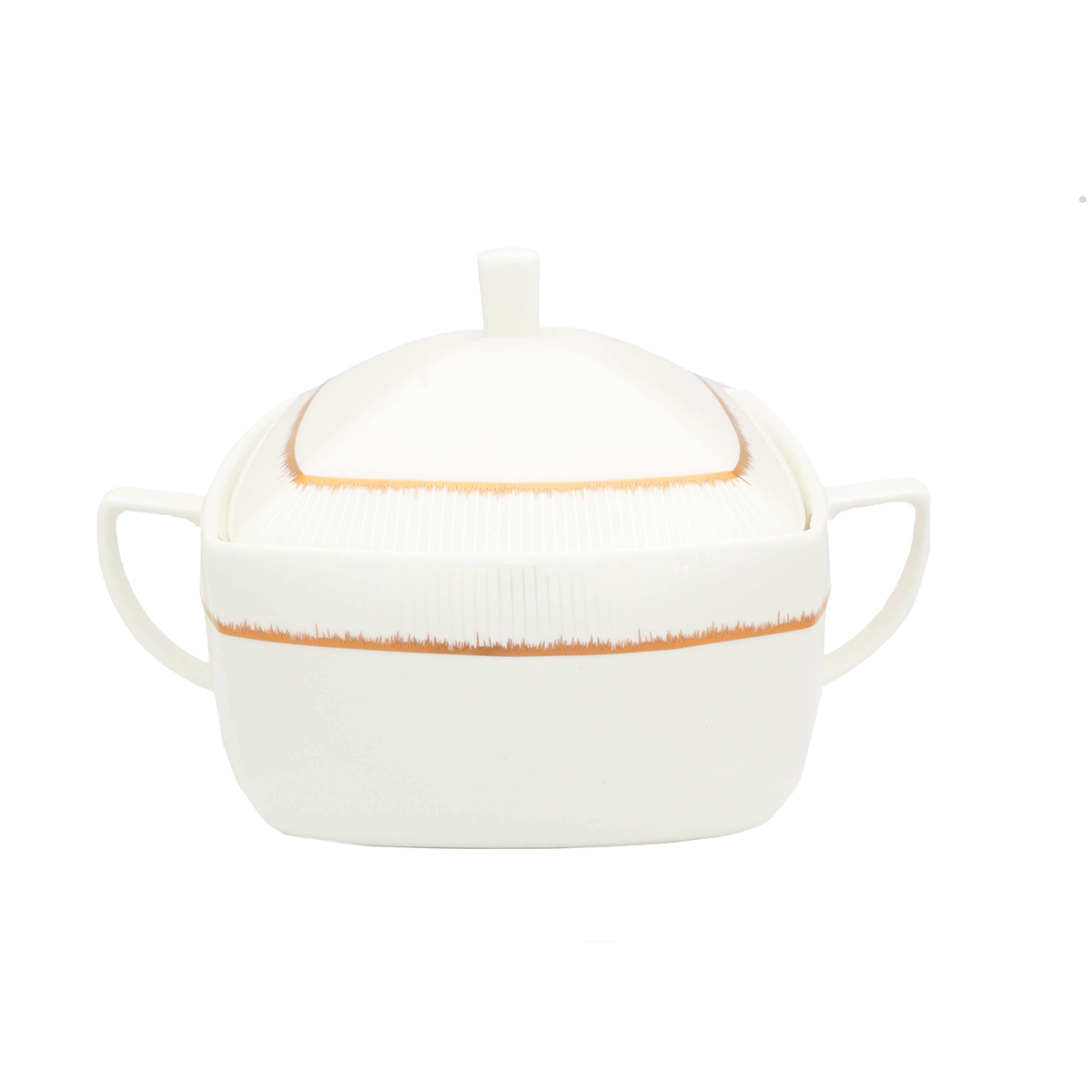 HELIOS – Supieră din porțelan cu capac, 2,5 l