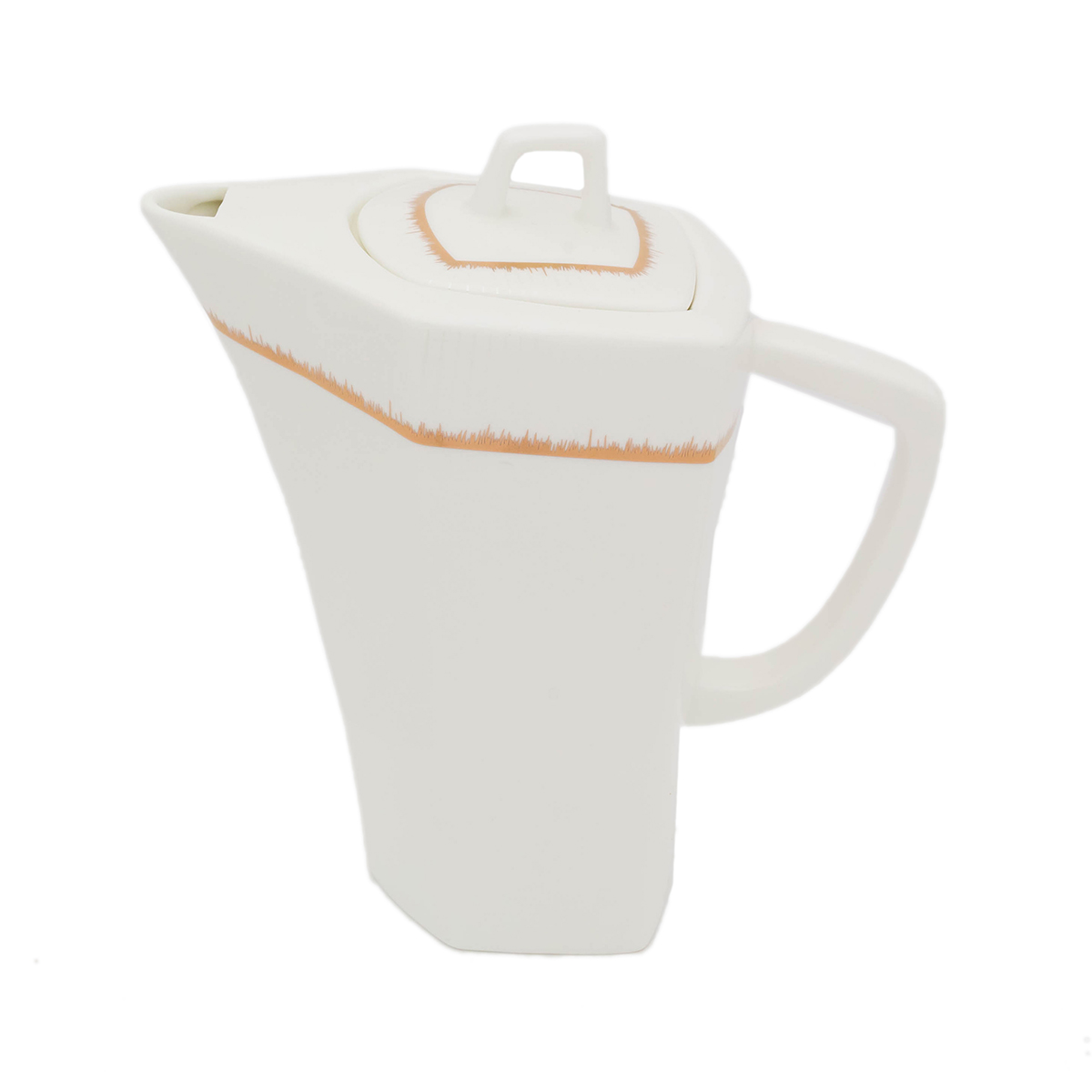 HELIOS – Cafetieră din porțelan cu capac, 1200 ml