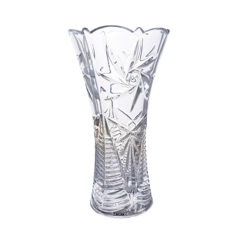 PINWHEEL – Vază evazată sticlă cristalină Bohemia, 30 cm