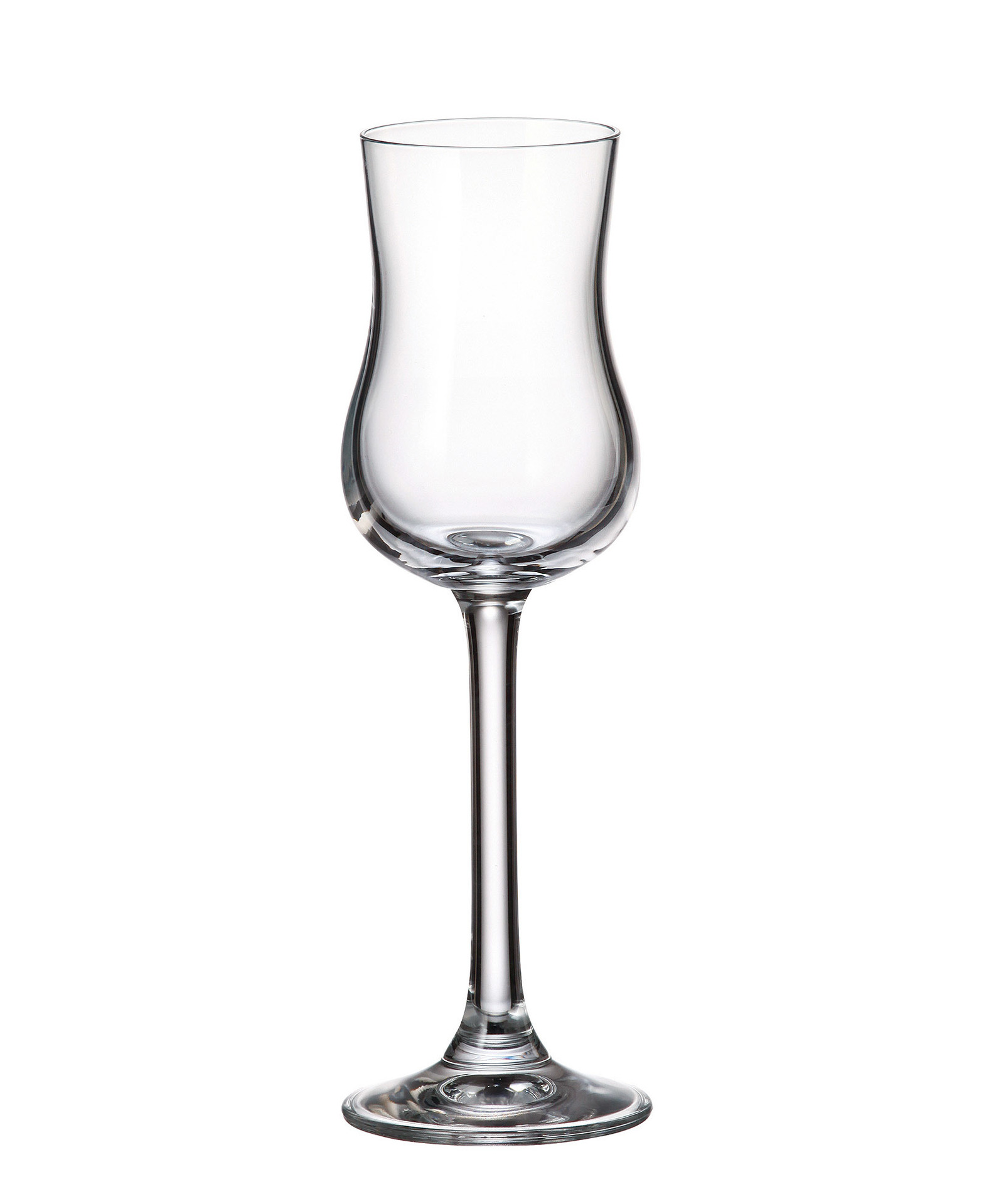 COLIBRI Set 6 pahare sticlă cristalină Bohemia grappa, 85 ml