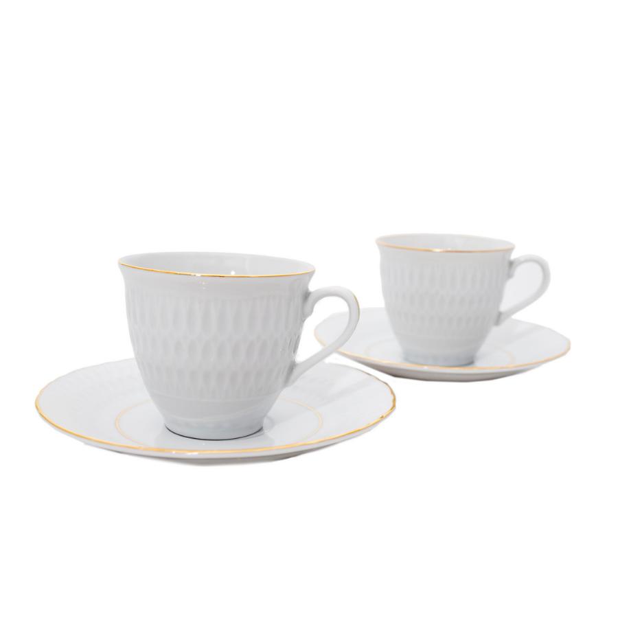 MINERVA – Serviciu cafea din porțelan 100 ml, 6 persoane (12 piese)