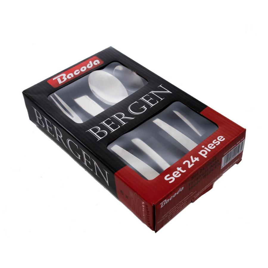 BERGEN – Set de tacâmuri inox 18/0 (6 persoane)