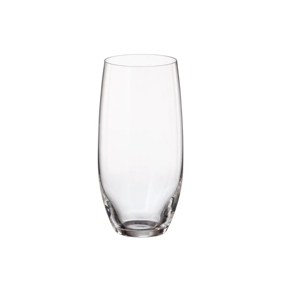 MERGUS – Set 6 pahare pentru apă/suc din sticlă cristalină, 470 ml