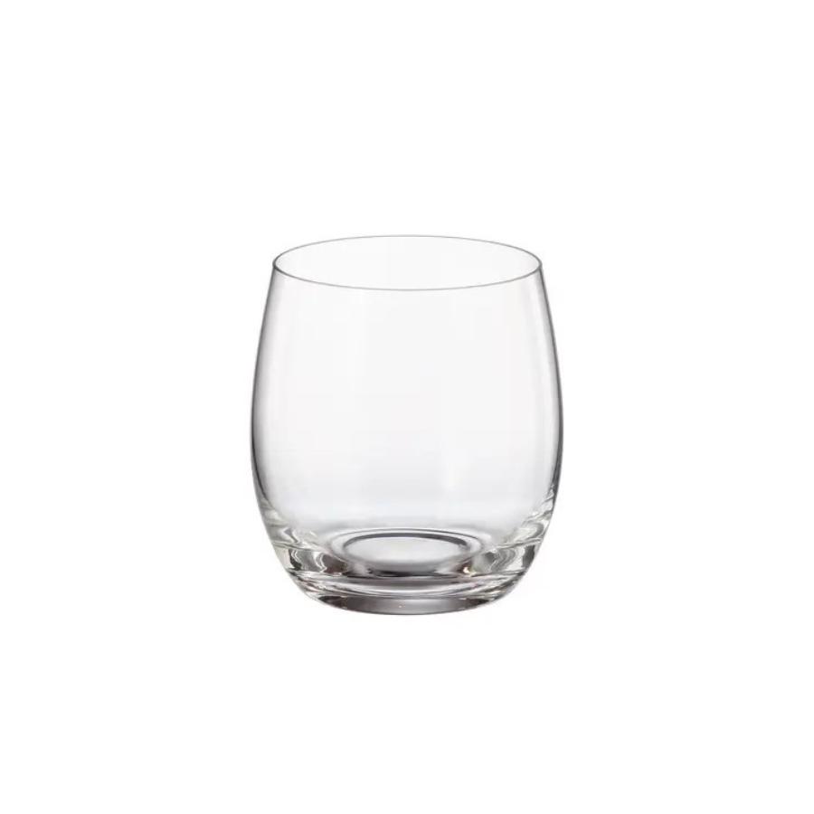 MERGUS – Set 6 pahare de whisky din sticlă cristalină, 410 ml