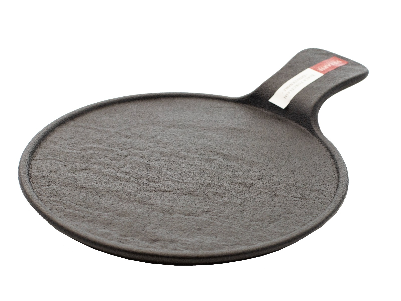 VESUVIO Farfurie din porțelan rotunda cu maner, 30 × 22 × 3 cm