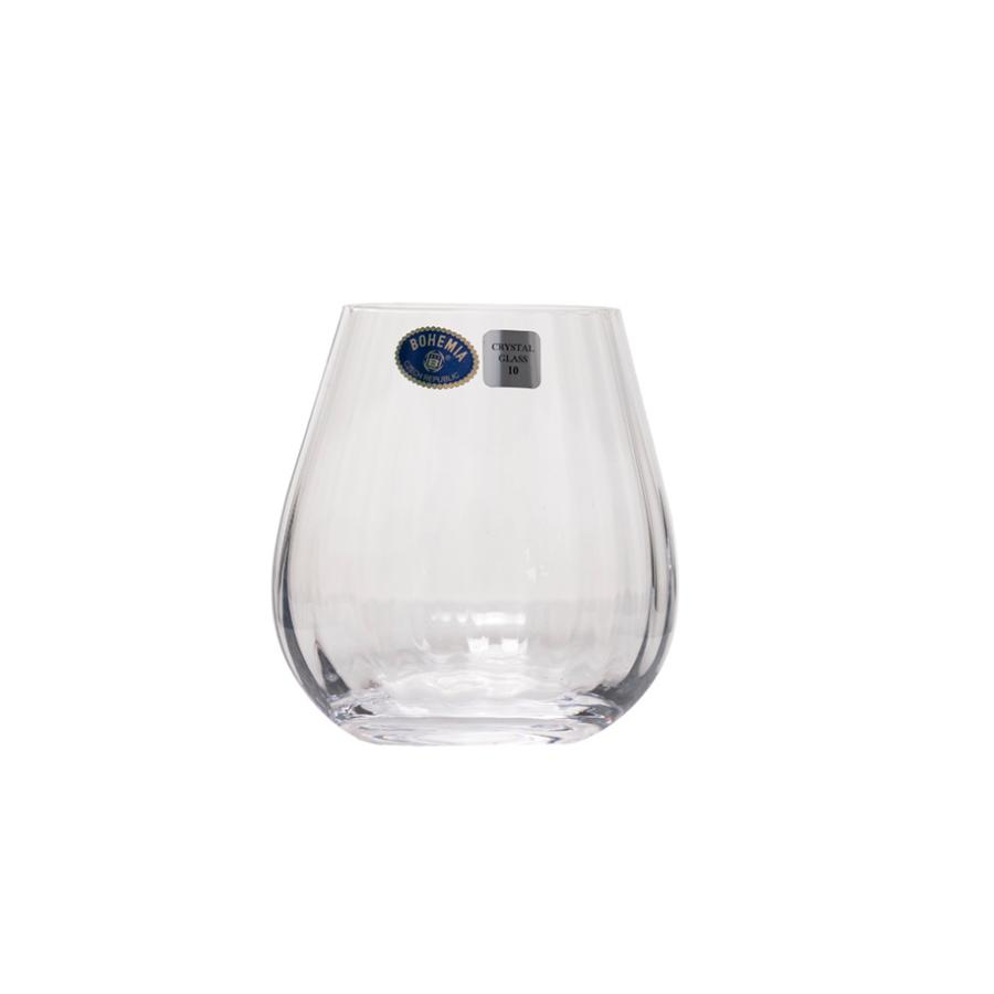 COLUMBA OPTIC – Set 6 pahare de whisky din sticlă cristalină, 380 ml