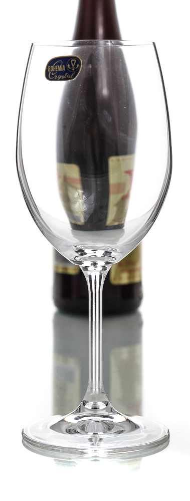 LARA - Set 6 pahare sticla cristalina vin alb 250 ml