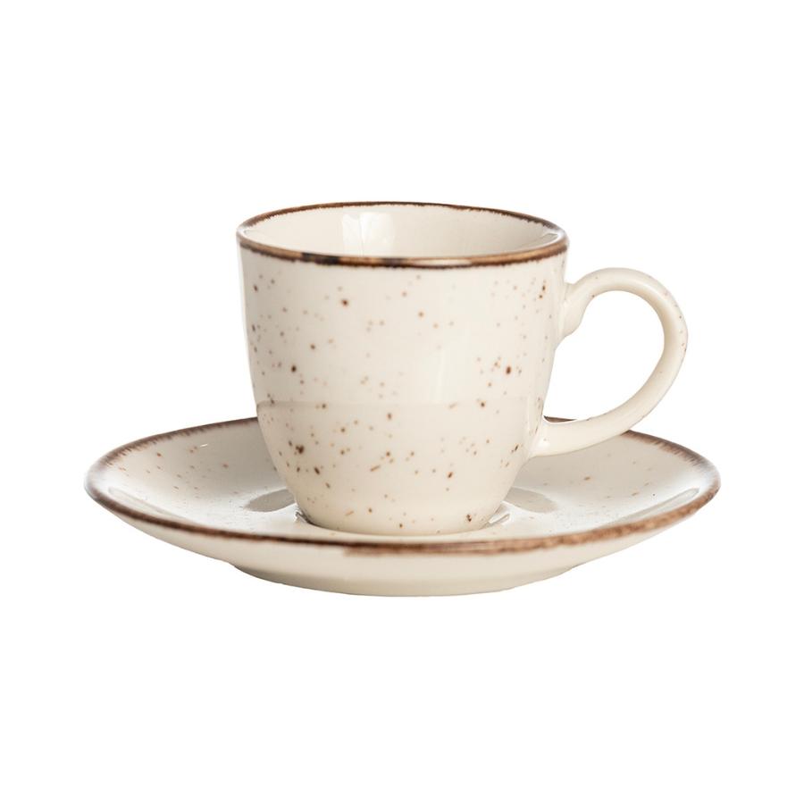 NAXOS – Serviciu de cafea porțelan 90 ml, 6 persoane (12 piese)
