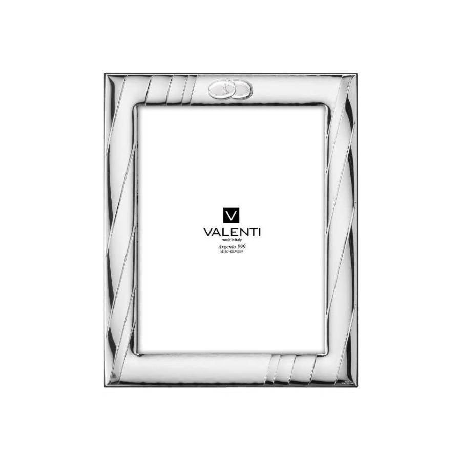 Ramă foto din argint "ROMA" 15 × 20 cm – verighete, cadou de nuntă