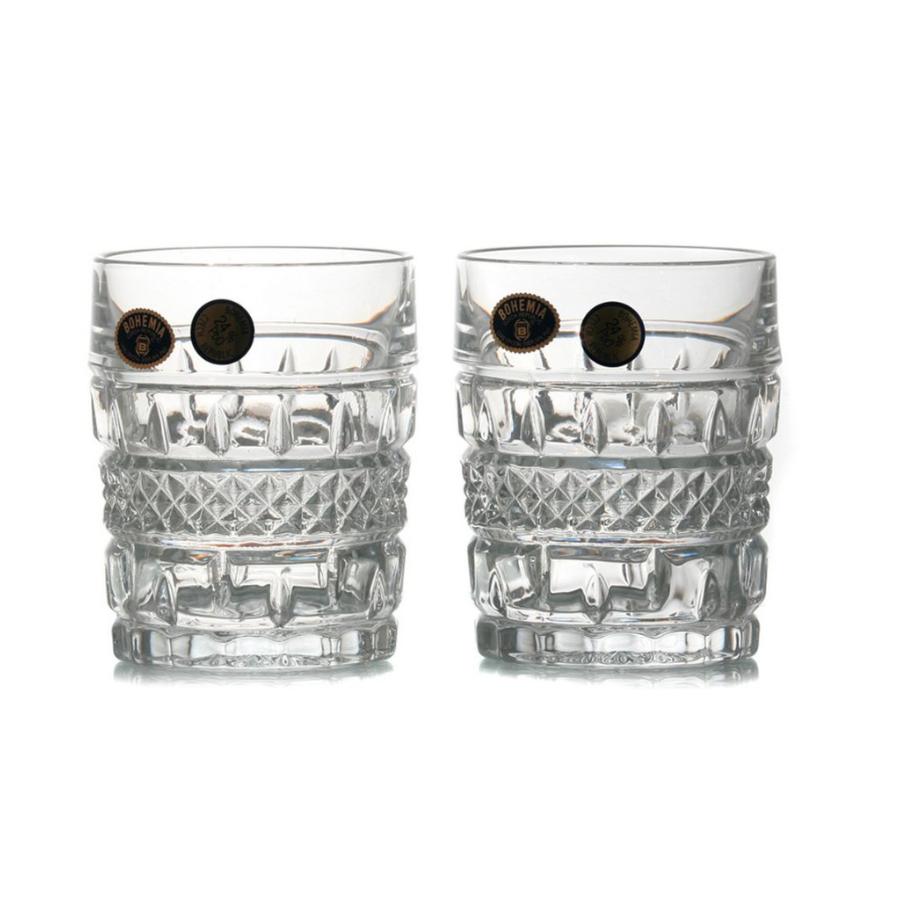 BRITTANY – Set 6 pahare de whisky din cristal Bohemia, 240 ml