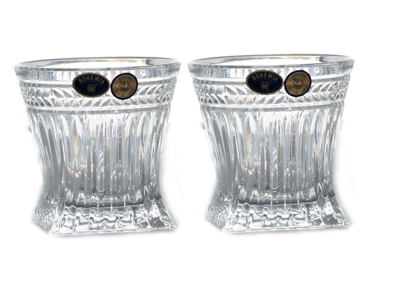 IMPERIAL – Set 6 pahare de whisky din cristal Bohemia, 240 ml