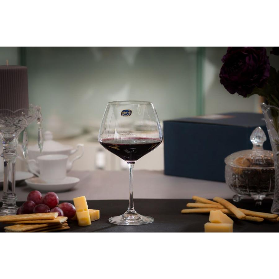 GISELLE – Set 6 pahare de vin din sticlă cristalină, 580 ml