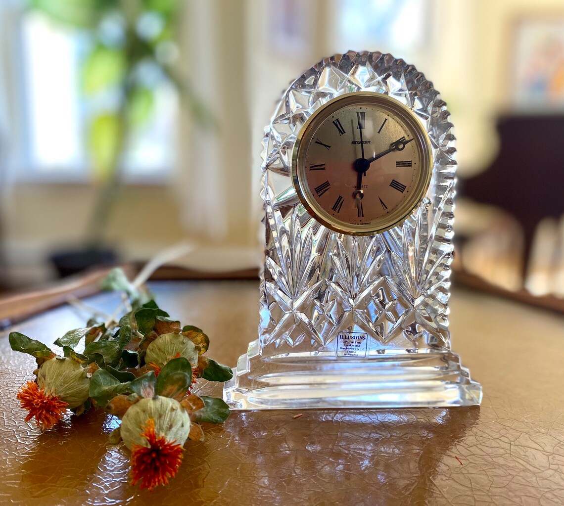 Ceas din cristal, 17,5 cm