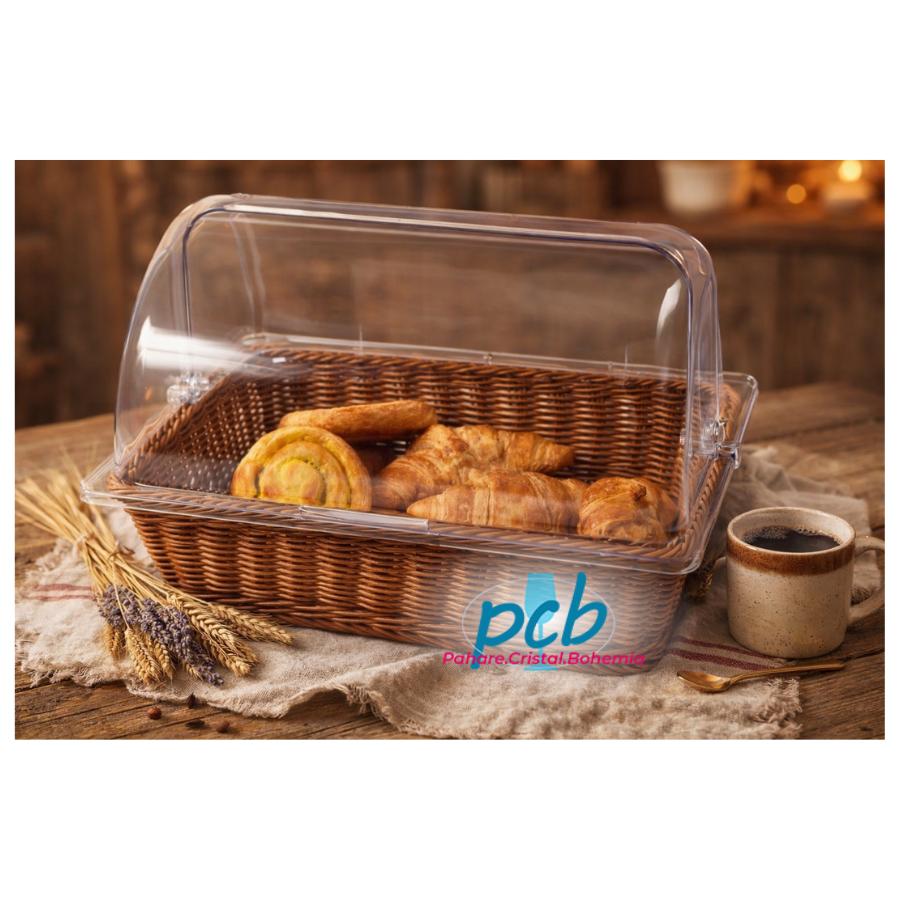 BACODA Cos pentru patiserie cu capac glisant 40*30*10 cm