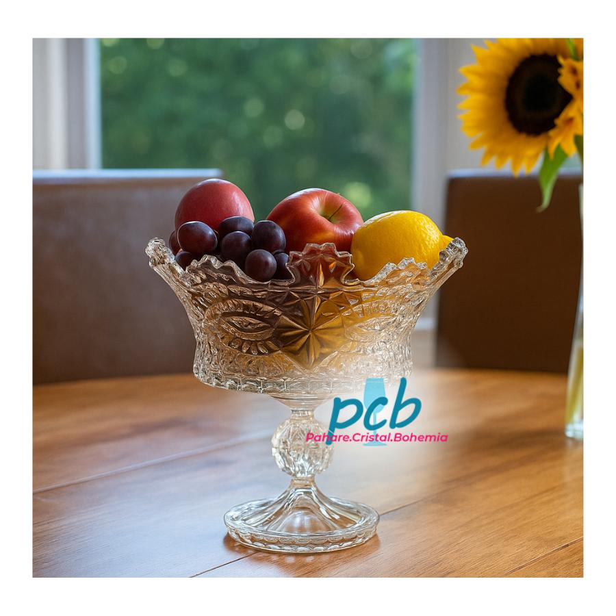 Bol din cristal Bohemia, 26 cm