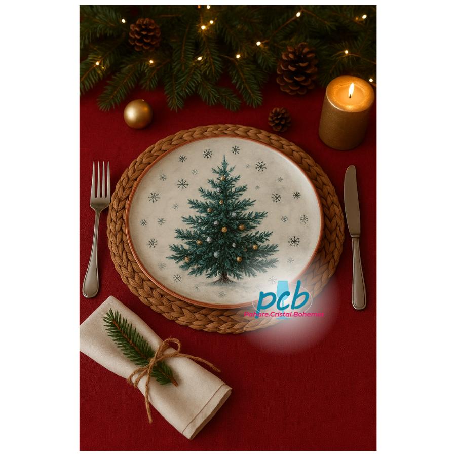 Farfurie ceramica decor "BRAD", 21 cm