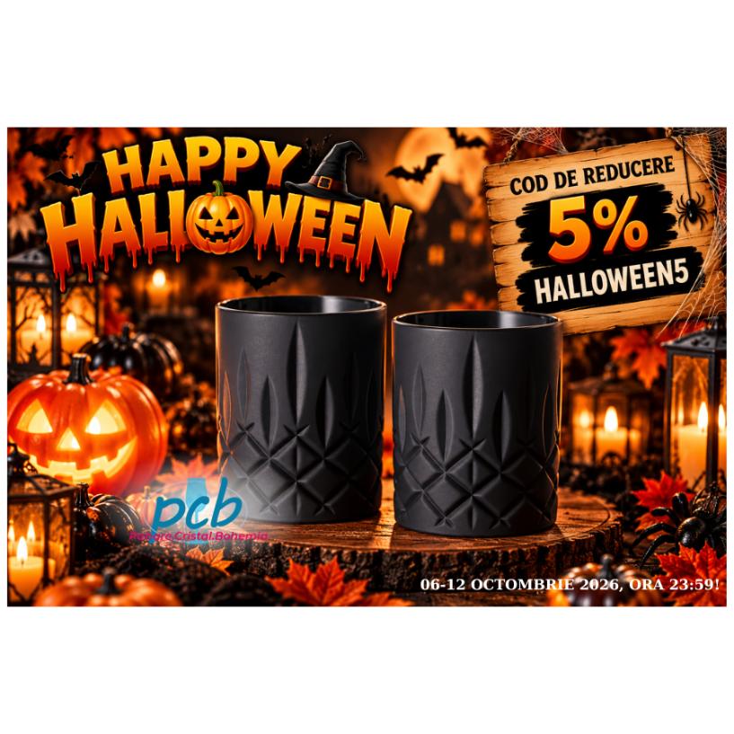 NOBLESSE BLACK – Set 2 pahare de whisky din sticlă cristalină Nachtmann, 295 ml