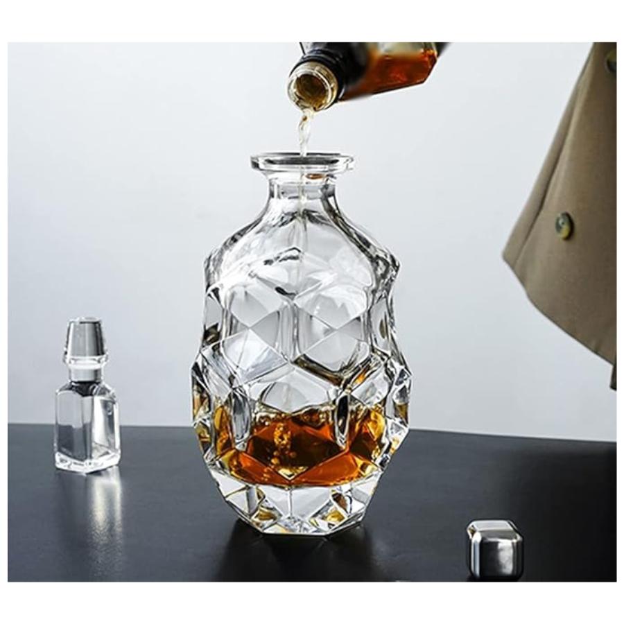 LUNAR – Decantor de whisky din cristal Bohemia, 800 ml