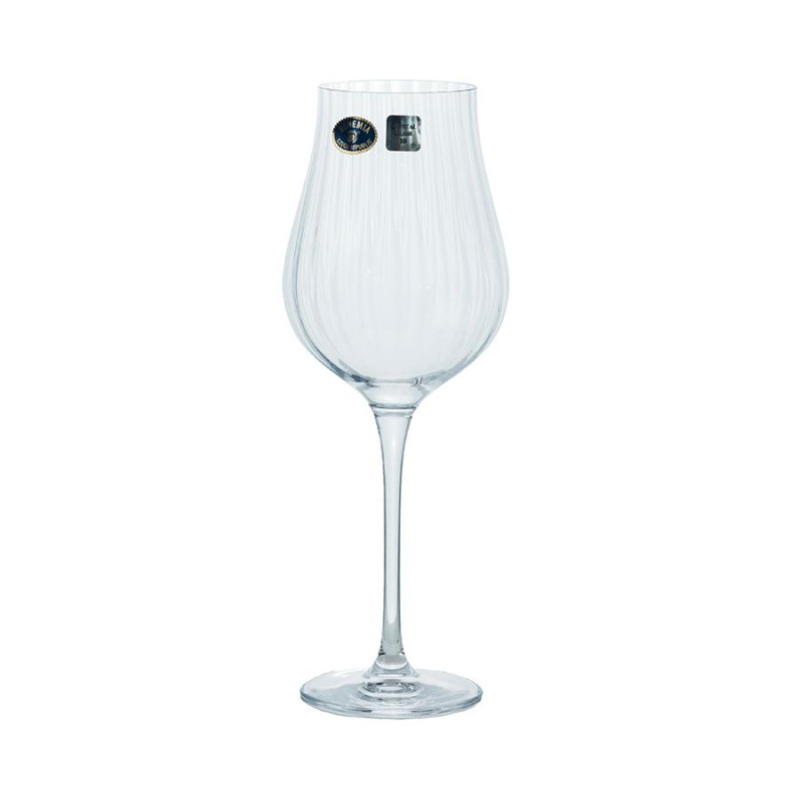 LIMOSA OPTIC – Set 6 pahare de vin din sticlă cristalină Bohemia, 500 ml
