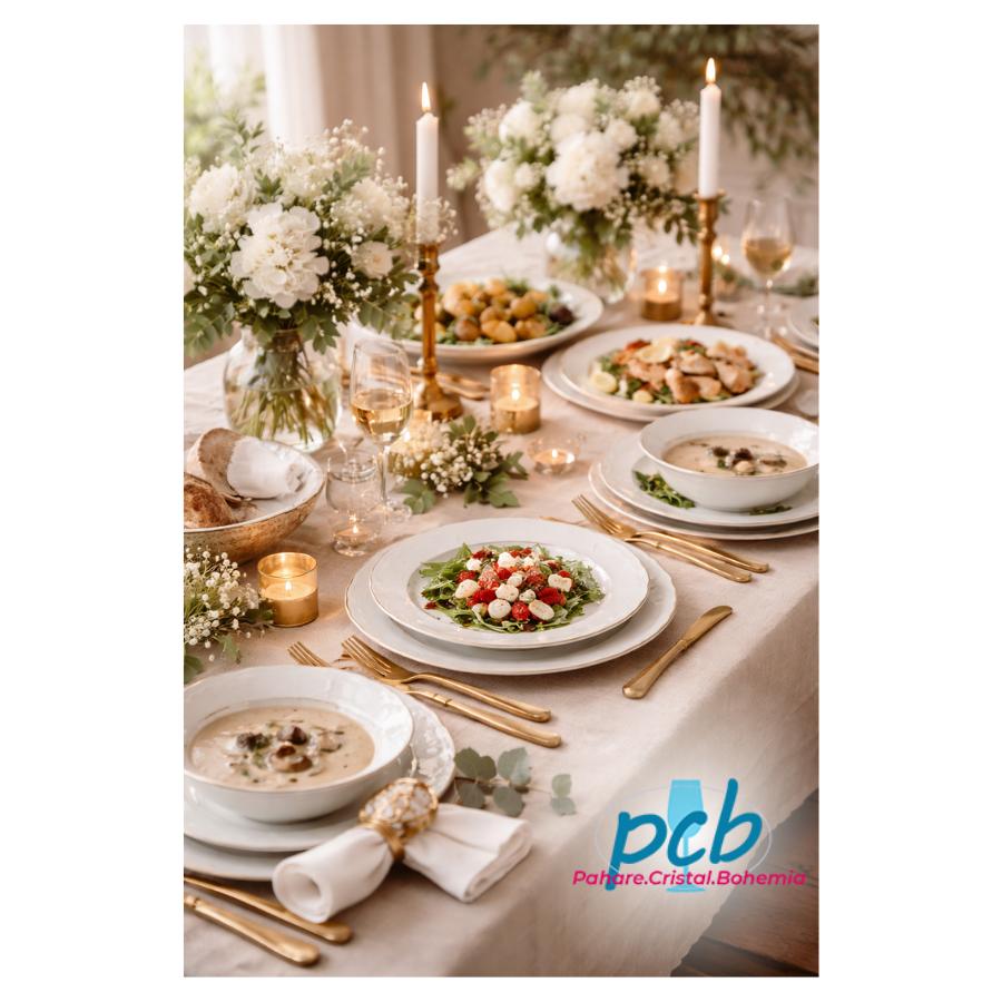 CLARA – Serviciu de masă din porțelan, 12 persoane (40 piese)
