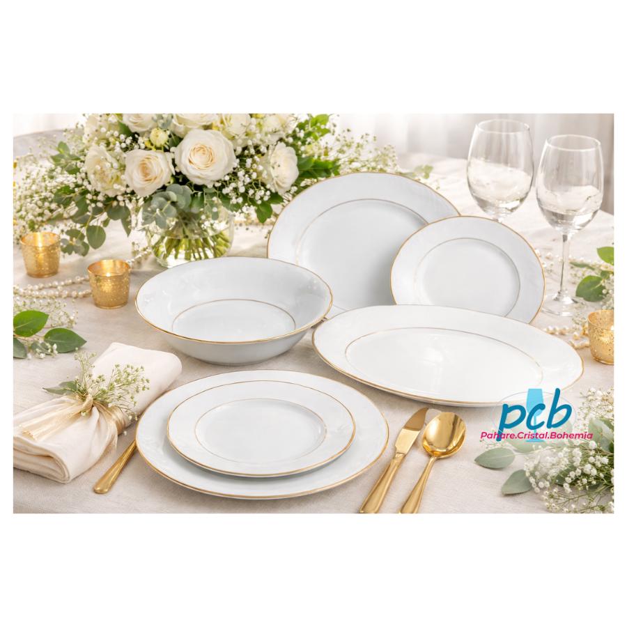 CLARA – Serviciu de masa din portelan - 6 persoane (20 piese)