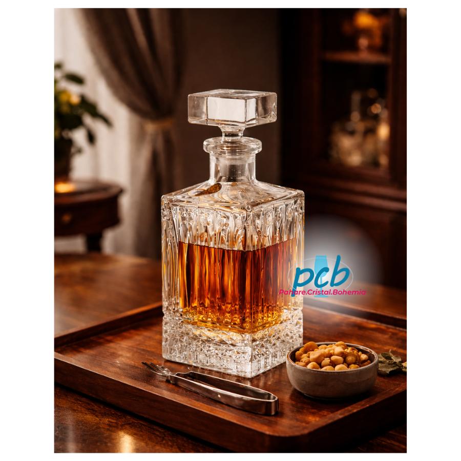 WINDSOR – Decantor de whisky din cristal Bohemia, 700 ml