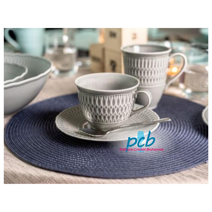 SOFIA MOONY – Serviciu de ceai / cafea din porțelan 250 ml, 6 persoane (12 piese)