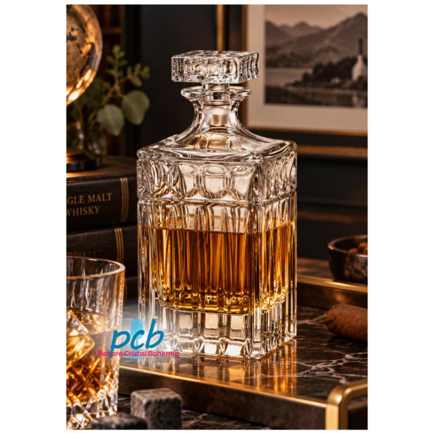 PAUL – Decantor de whisky din cristal Bohemia, 1000 ml