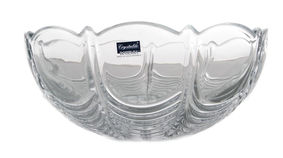 ORION – Bol din sticlă cristalină Bohemia, 22 cm