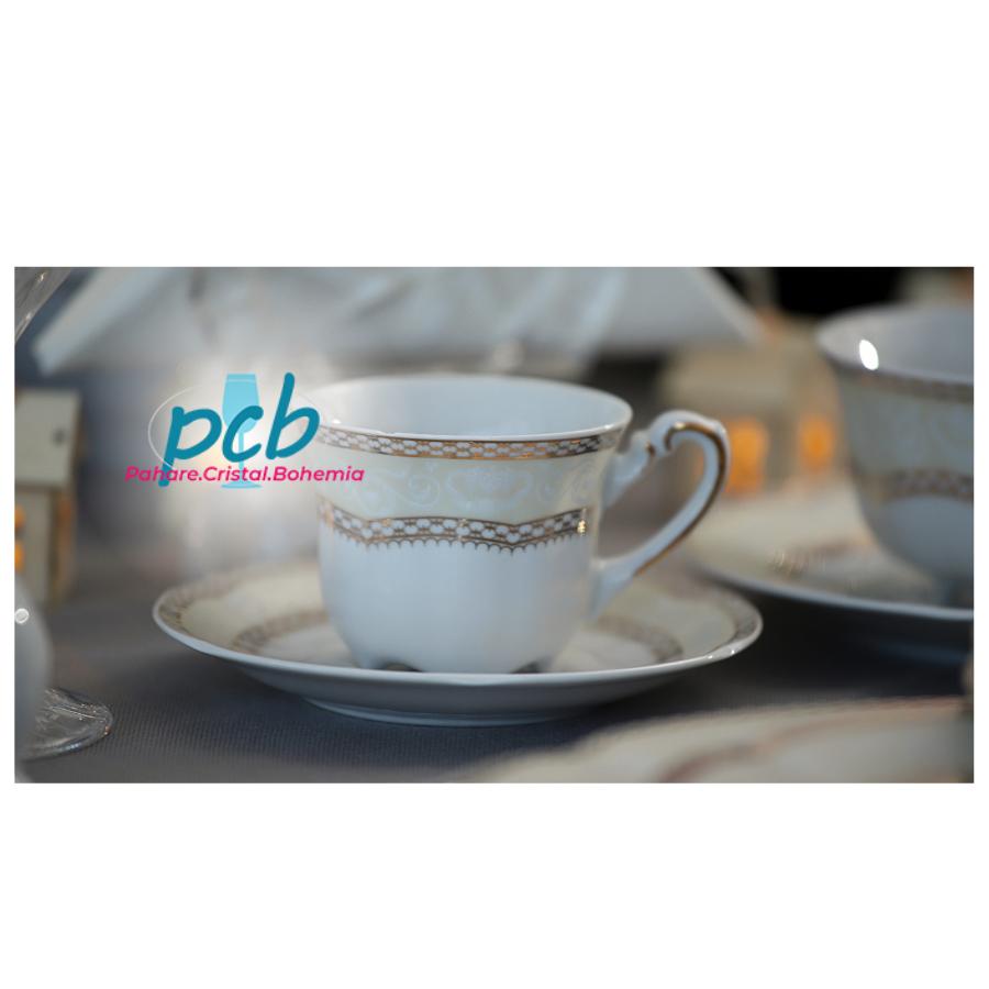 SOPHIA – Serviciu de cafea din porțelan 100 ml, 6 persoane (12 piese)
