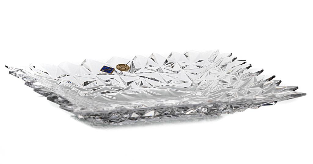 GLACIER Platou din cristal, 30,5 cm