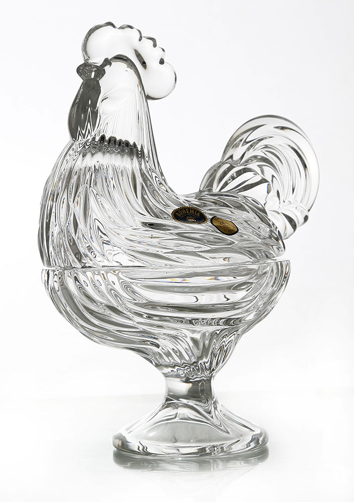 Bomboniera cristal model "Cocos" 21.5 cm