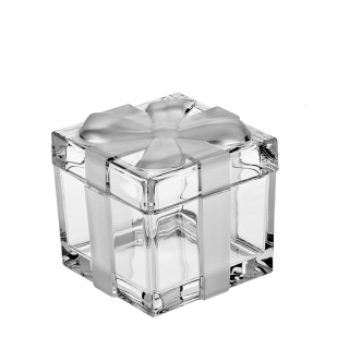 Bomboniera cristal "Cutie cadou" 11.5 cm