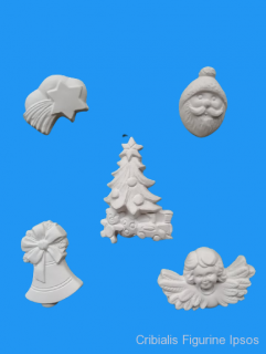 Set figurine ipsos Globuri Craciun