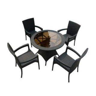 2017 SGD-13012B rattan synthetic garden table chairs