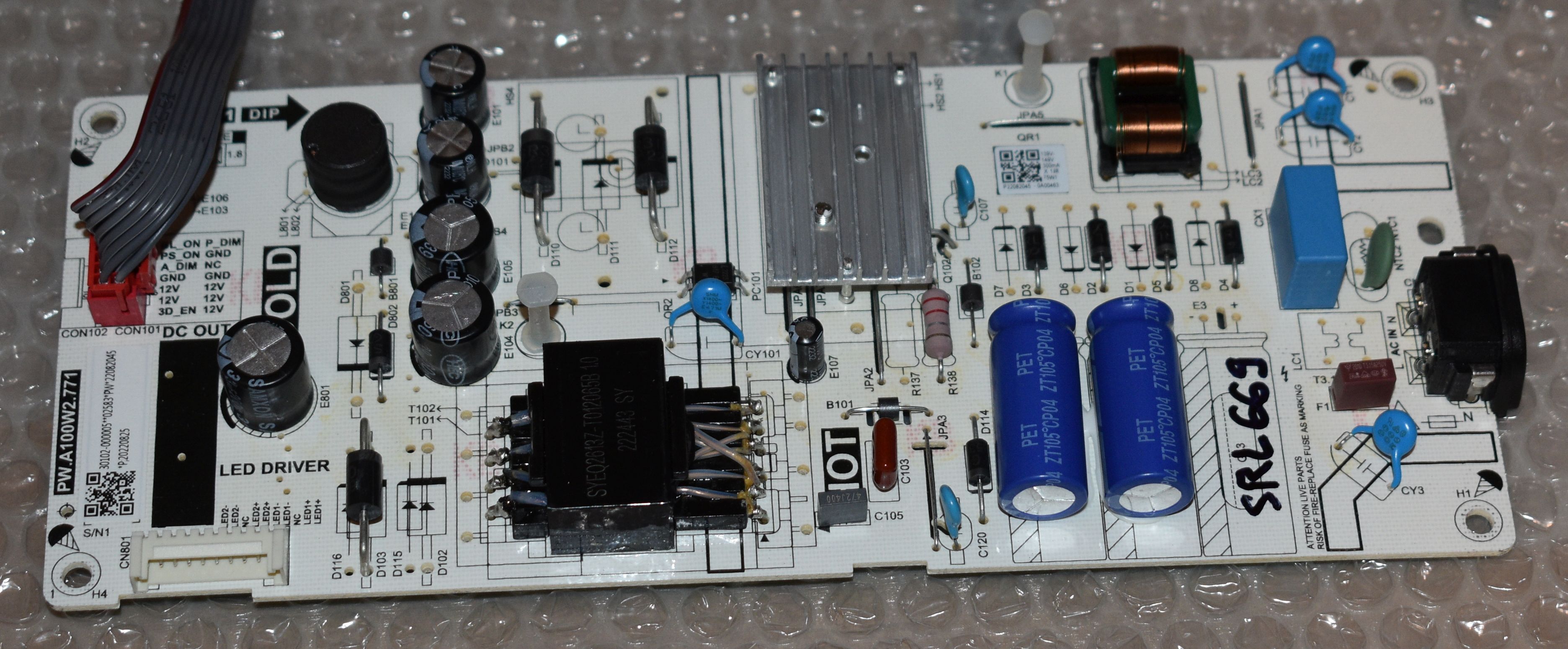 PW.A100W2.771 43" - pozitia SRL669 GG549