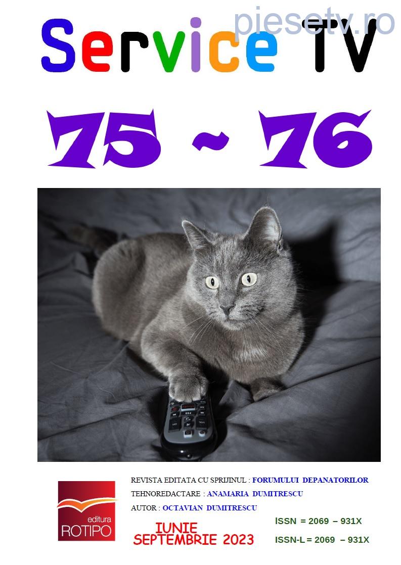                  SERVICE TV - Nr 75 / 76 - iunie ~ septembrie 2023