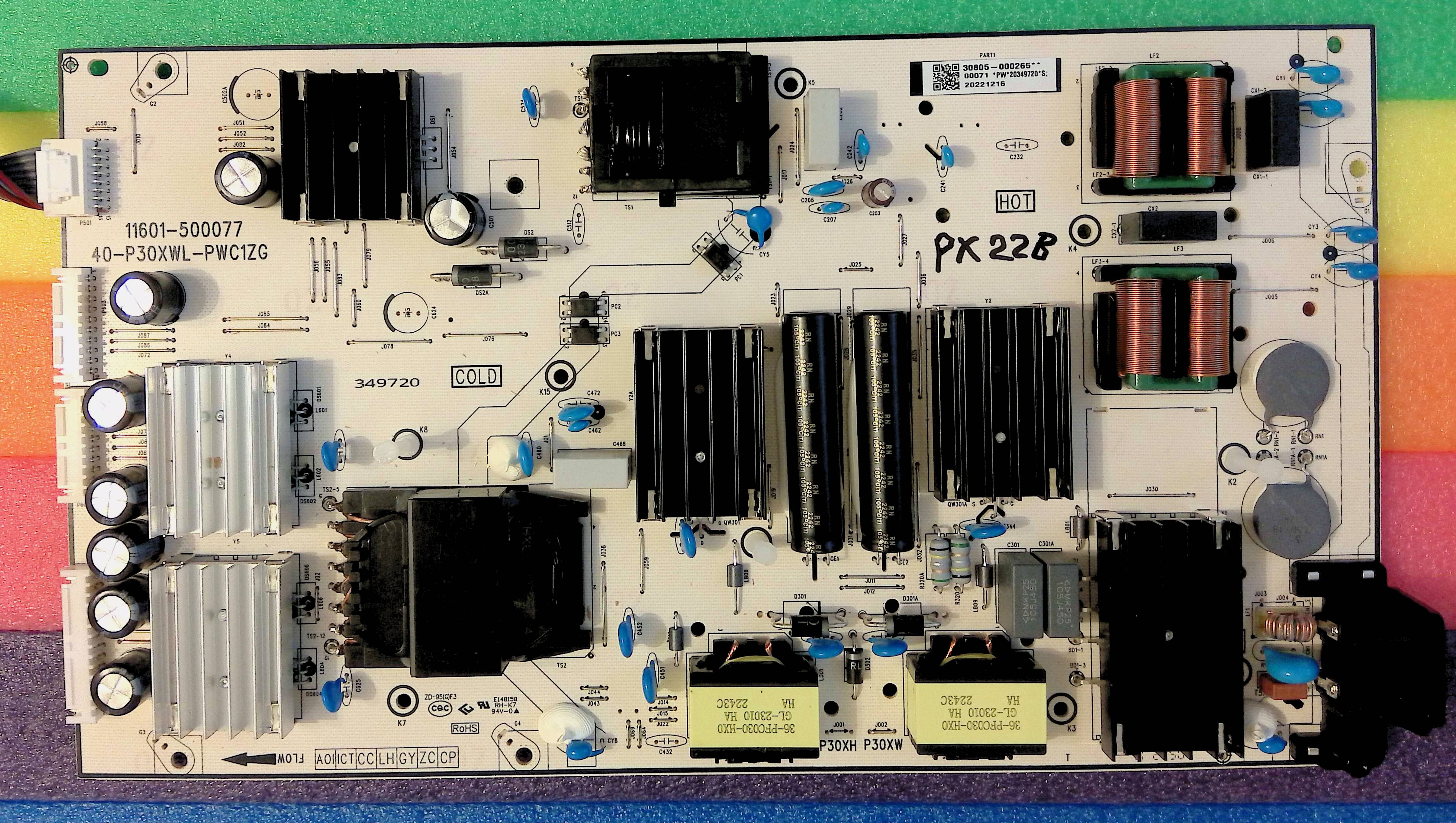 P30XW = 40-P30XWL-PWC1ZG 11601-500077 55" - pozitia PX228