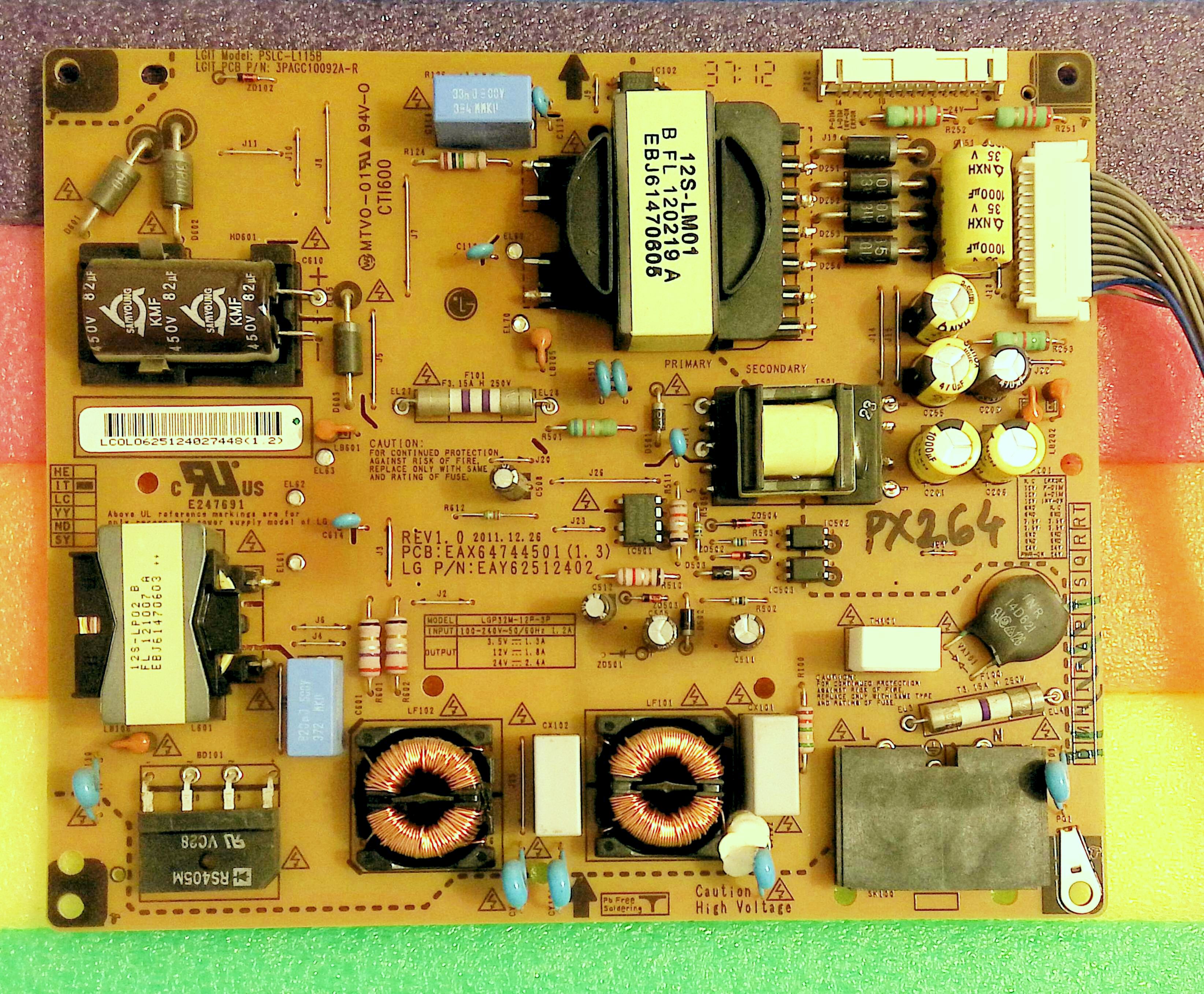 PSLC-L115B = 3PAGC10092A-R = EAX64744501 (1.3) = EAY62512402 - pozitia PX264